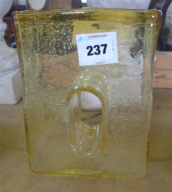 Whitefriars glass vase(-)